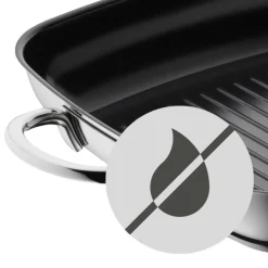 WMF Grillpfanne 28 x 28 cm Edelstahl silberfarbig