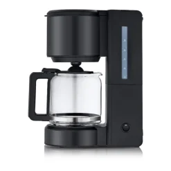 WMF Kaffeemaschine STELIO BLACK Glas Metall Deep Black