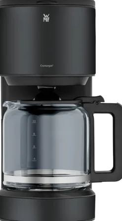 WMF Kaffeemaschine STELIO BLACK Glas Metall Deep Black