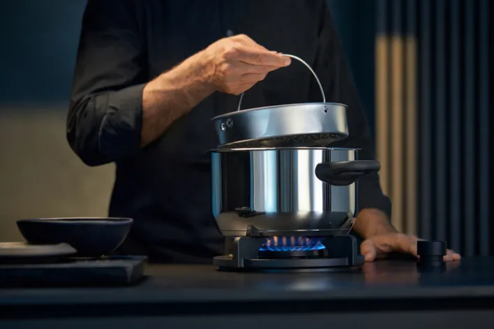 WMF Schnellkochtopf PERFECT 6500 ml silberfarbig