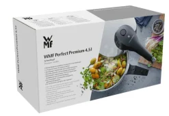 WMF Schnellkochtopf PERFECT PREMIUM 4500 ml Edelstahl silberfarbig