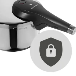 WMF Schnellkochtopf PERFECT PREMIUM 4500 ml Edelstahl silberfarbig