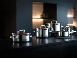 WMF Topf-Set FUNCTION 4 5-teilig Edelstahl silberfarbig