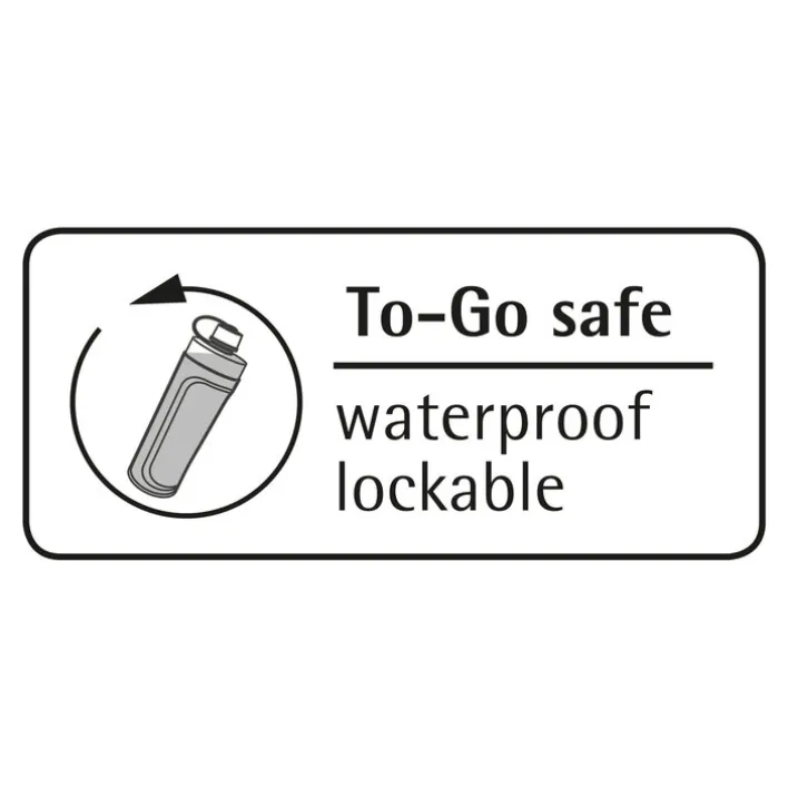 WMF Trinkflasche KULT X 600 ml transparent/ schwarz