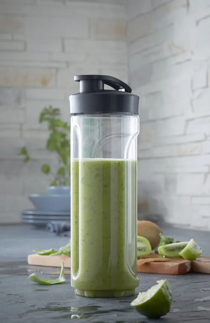 WMF Trinkflasche KULT X 600 ml transparent/ schwarz