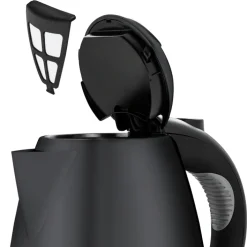 WMF Wasserkocher STELIO BLACK Metall 1.7 L Deep Black