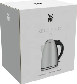 WMF Wasserkocher STELIO PAPER Metall 17 x 22 x 24,5 cm Silberfarbig