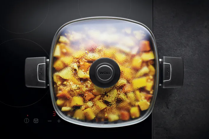 WOLL Glasdeckel 28x28 cm Sicherheitsglas