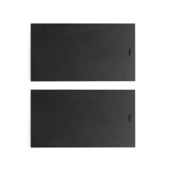 WOLL Schneidebrett-Set CUT & SERVE 2er Set Papierverbundstoff schwarz