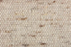Wollteppich WOLFEGG Bubbles 70 x 130 cm beige
