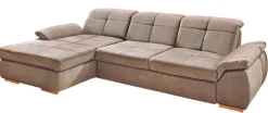 YoungLife Ecksofa CAPRI IV SF-L nougatbraun
