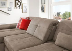 YoungLife Ecksofa CAPRI IV SF-L nougatbraun