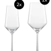 ZWIESEL GLAS Glas-Set PURE 4-teilig Kristallglas