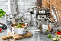 ZWILLING Kochtopfset TWIN CLASSIC 5-teilig Edelstahl 18/10