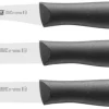 ZWILLING Messerset TWIN GRIP 3-teilig schwarz